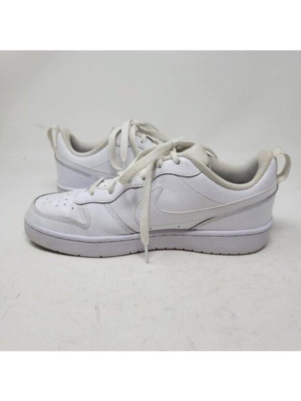 Nike | Court Borough Low 2 Big Kids Sneaker Shoe White - Picture 5 of 14
